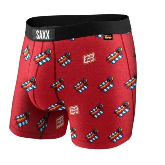 SAXX VIBE Boxer Briefs “Red Chill-e Dog" - Picture 1 of 3